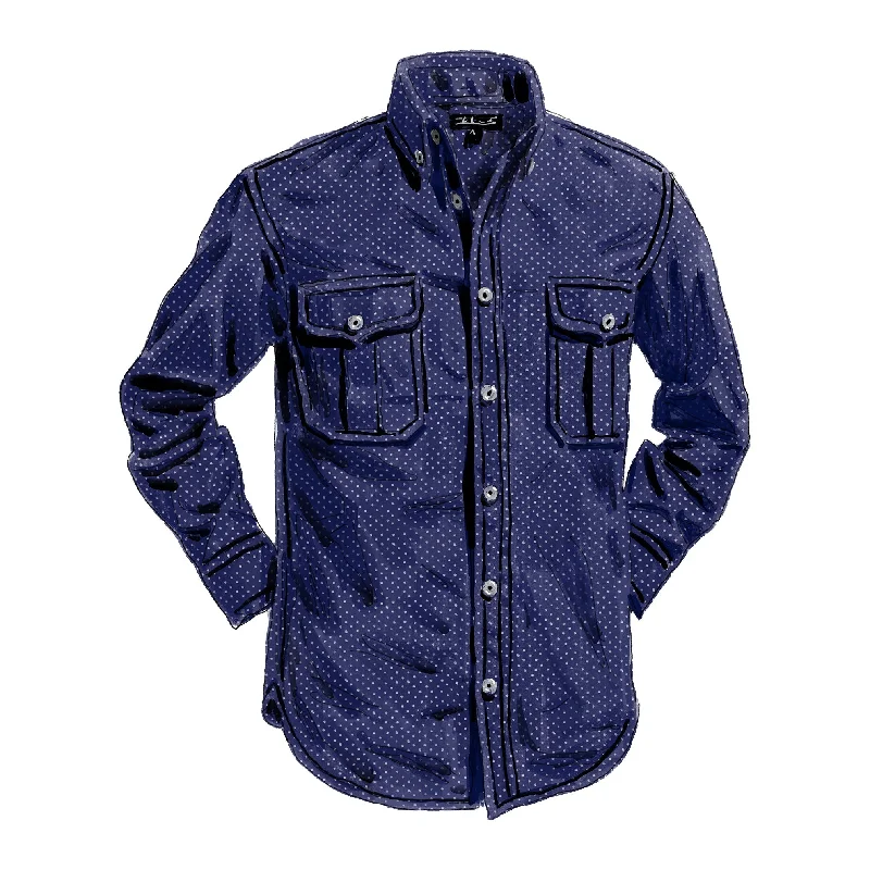 Dark Navy Dot