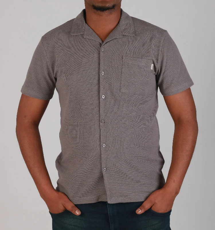 "WAFFLE" - SHIRT - DARK GREY