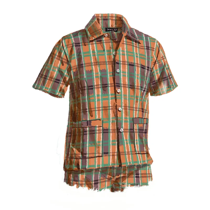 Indian Ikat Madras Shirt