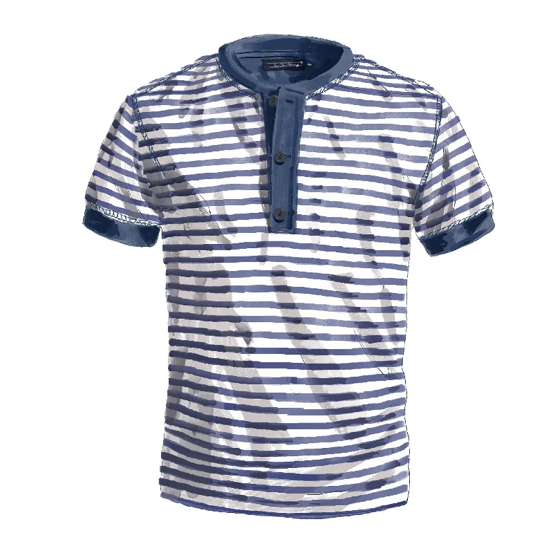 Navy and White