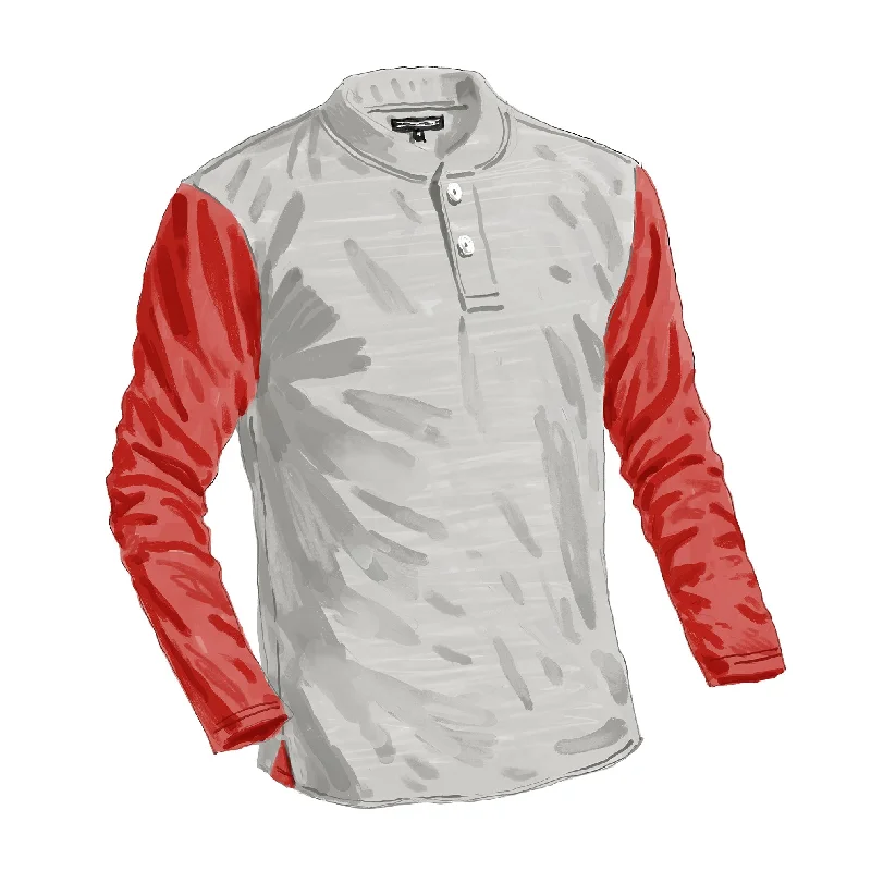 Heather Grey Red