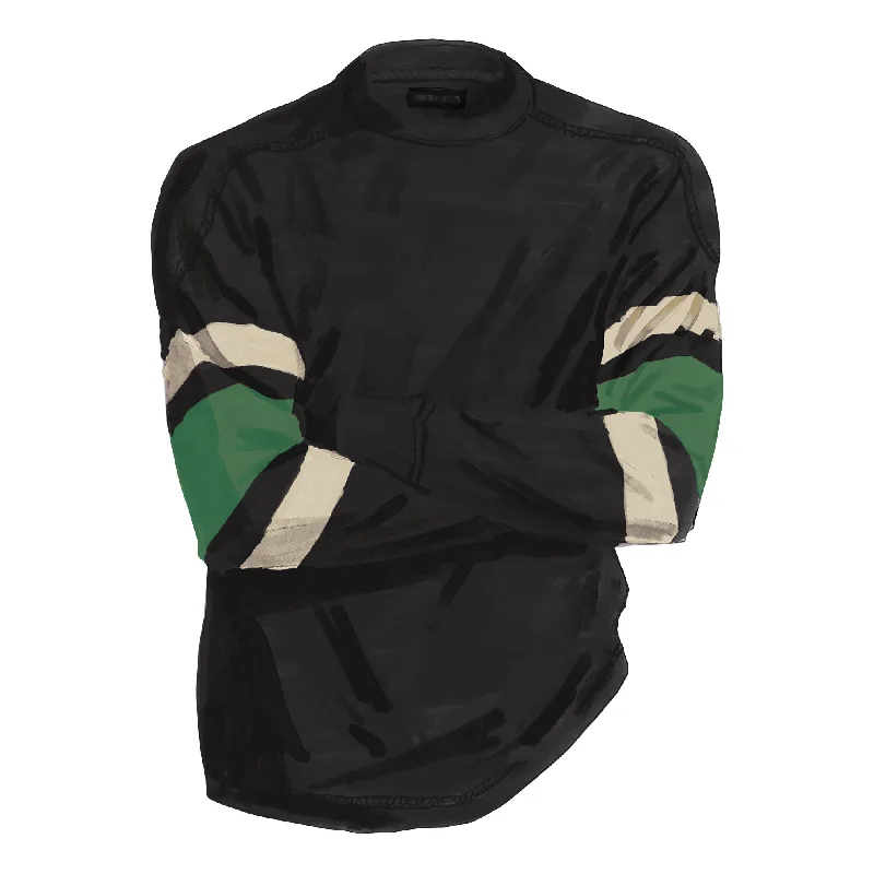 Onyx Green Stripe