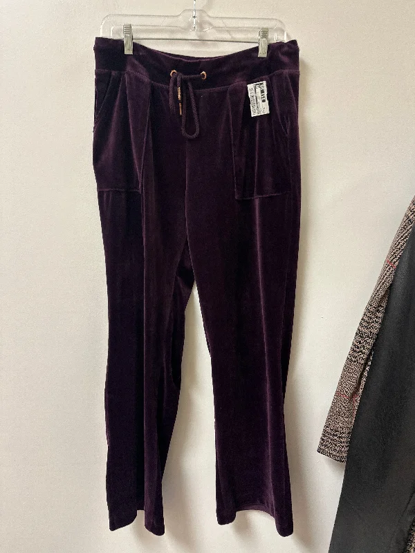 Pants Lounge By Green Tea In Purple, Size: Xl