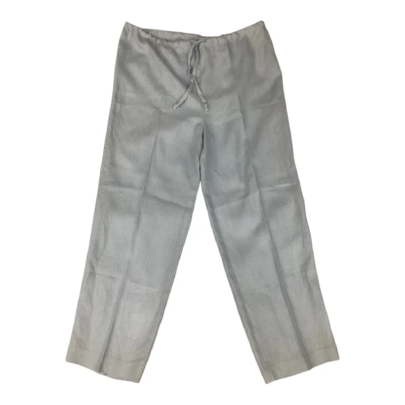 Pants Linen By Kim Rogers In Blue, Size: Xl