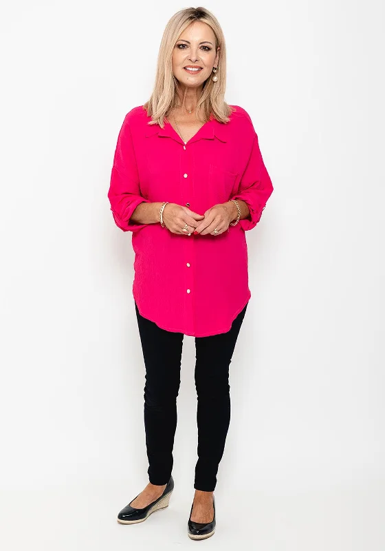 Seventy1 One Size Chain Back Top, Pink