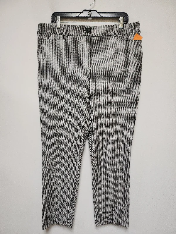 Pants Other By Loft In Black & Tan, Size: 14