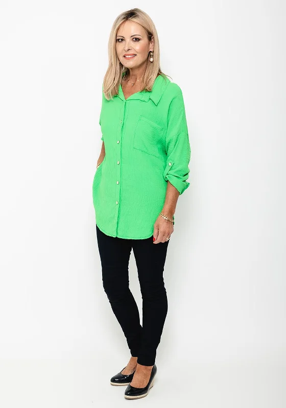Seventy1 One Size Chain Back Top, Green