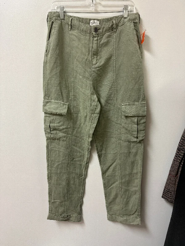 Pants Cargo & Utility By Nicole By Nicole Miller In Green, Size: L