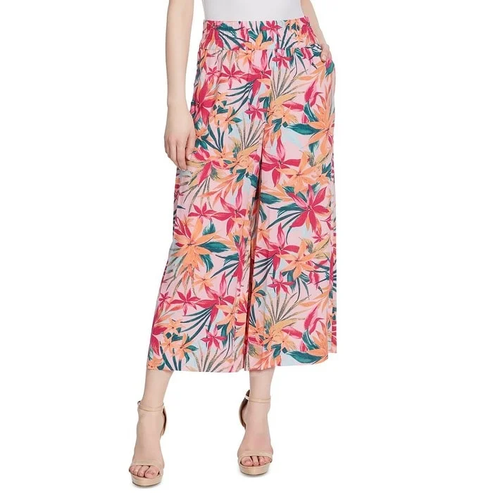 Jessica Simpson Women's Rosalie Wide Leg Pants Pink Size Small