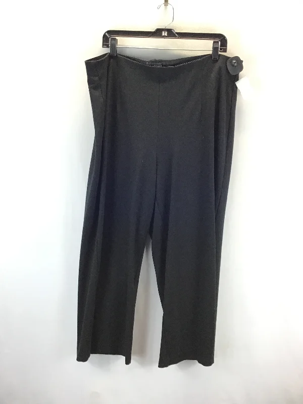 Pants Cropped By Jones New York In Black, Size: 2x