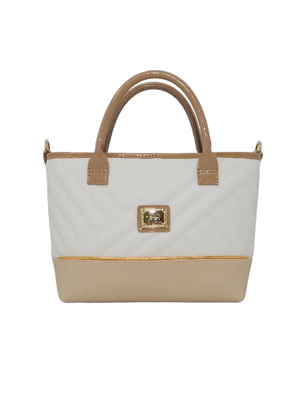 Beige / White