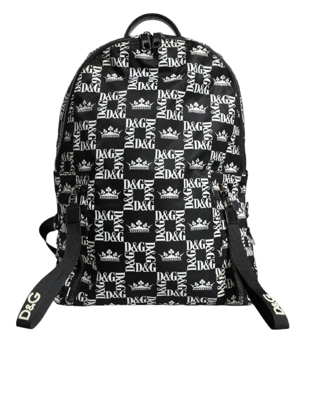 Dolce & Gabbana   DG Crown Logo Nylon Backpack Men's Bag
