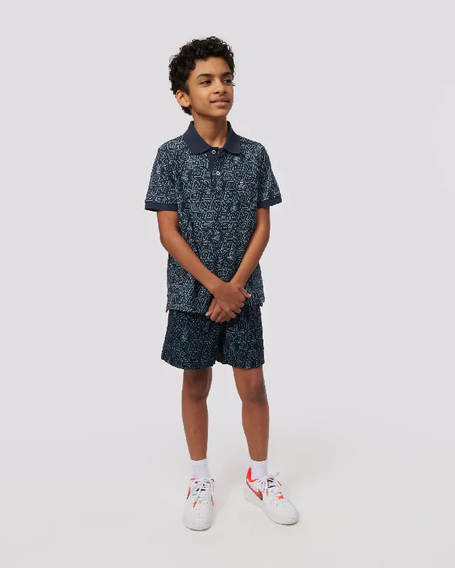 KIDS DAYTON FASHION JACQUARD POLO - B0K219Y1PC