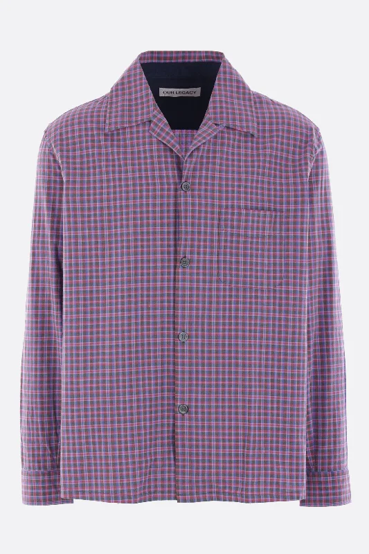 Heusen shirt in check cotton