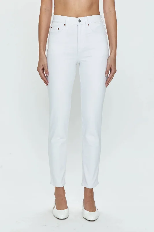 Pistola Madi High Rise Modern Slim - WHITE