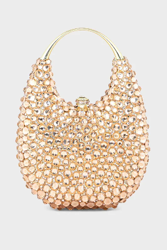 Party Wear Clutch BK4055-Champagne
