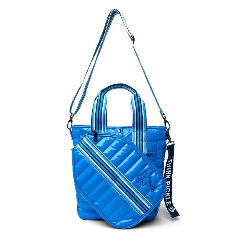 Backspin Backpack In Vlasic Light Blue Patent