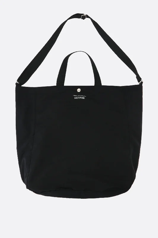 technical cotton tote bag