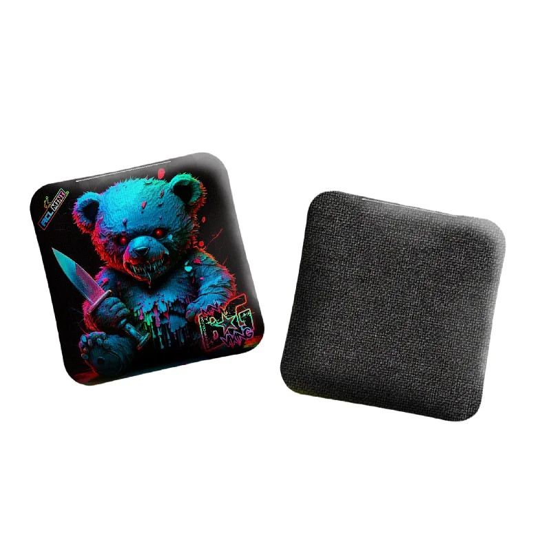 MULTIPLE BAG TYPES - 2025 BG MAD TEDDY 4" Mini Cornhole Bags- Set of 4 Bags