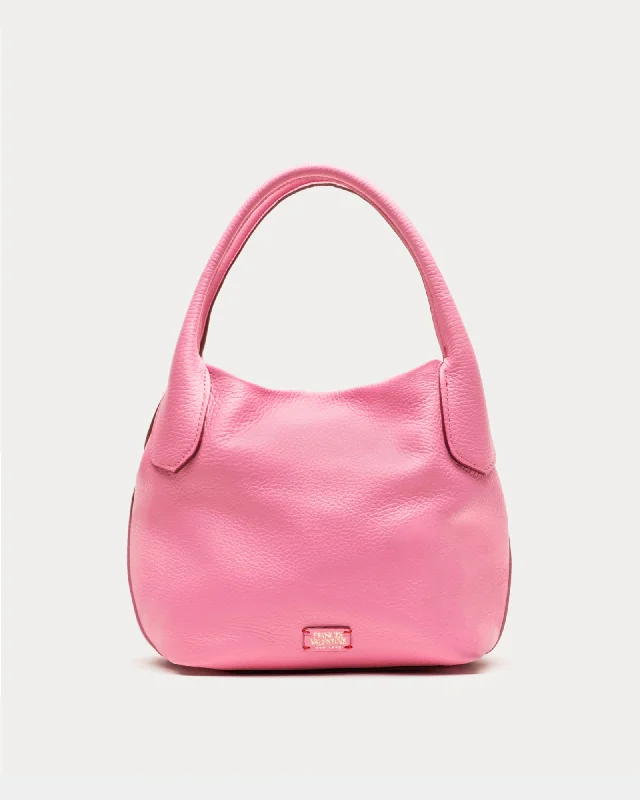 Mini Sweet Pea Tumbled Leather Pink