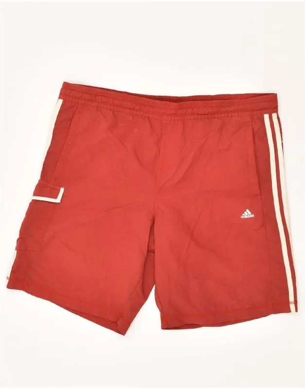 ADIDAS Mens Sport Shorts XL Red Polyester
