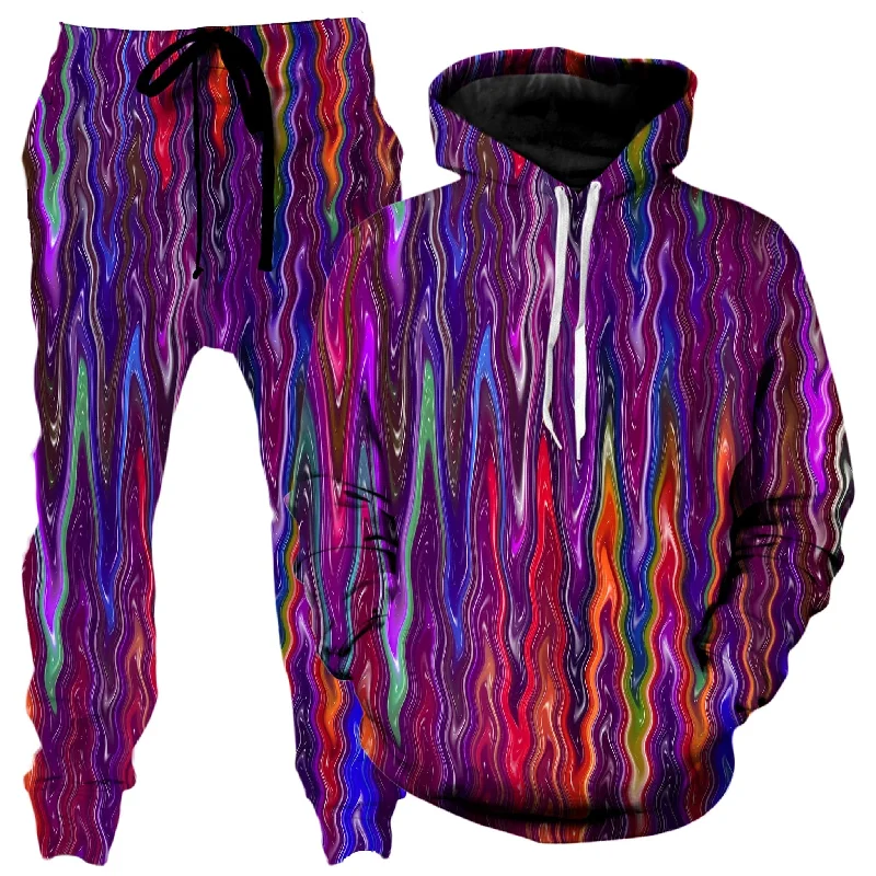 Trippy Vibes Hoodie and Joggers Combo