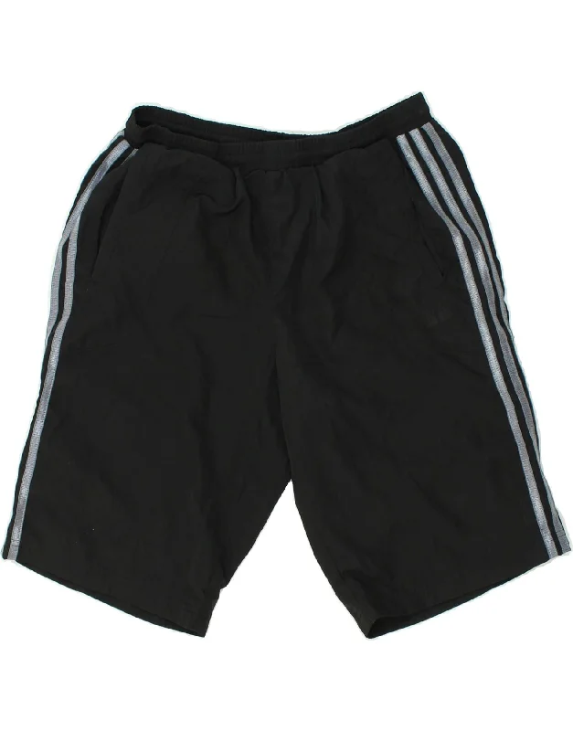 ADIDAS Mens Climalite Sport Shorts Medium Black Polyester