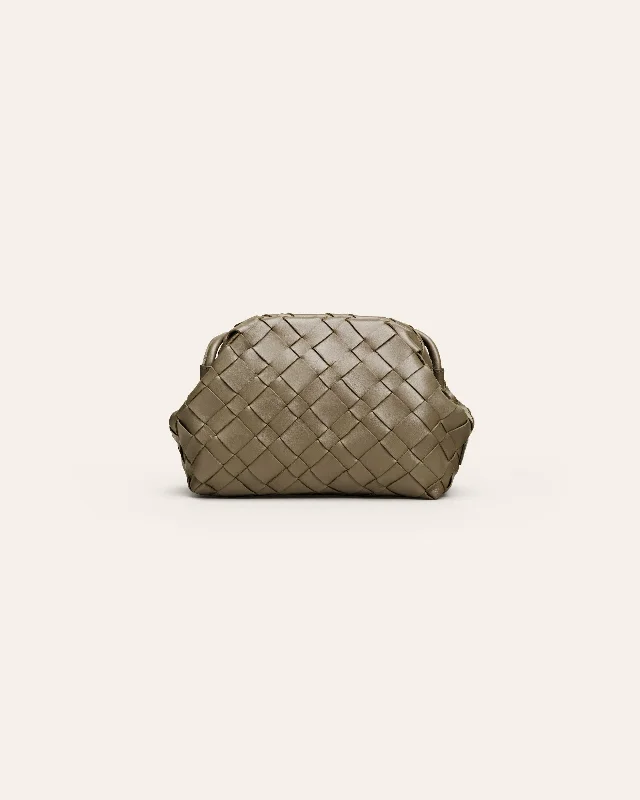 AIMEE Kombu Green Clutch