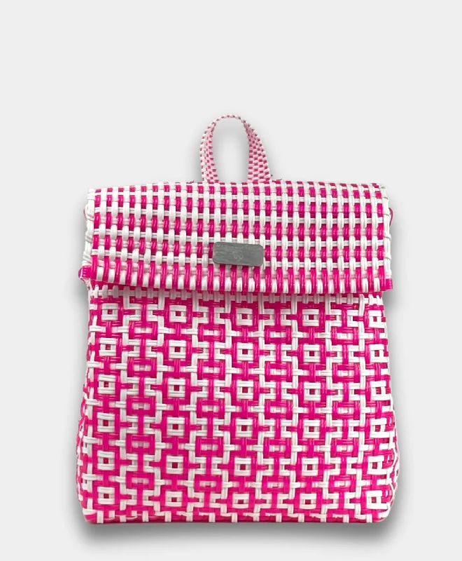 Maria Victoria | Gelato PW BK | Upcycled, Handwoven, Backpack