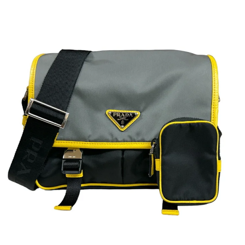 Prada   yellow Nylon Shoulder Bag (Pre-Owned)