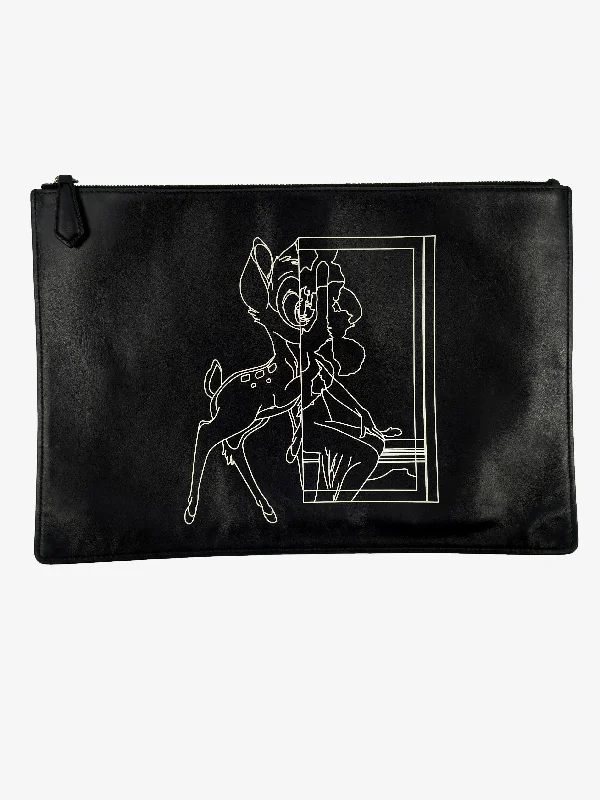 Givenchy x Disney Bambi Print Clutch Pouch