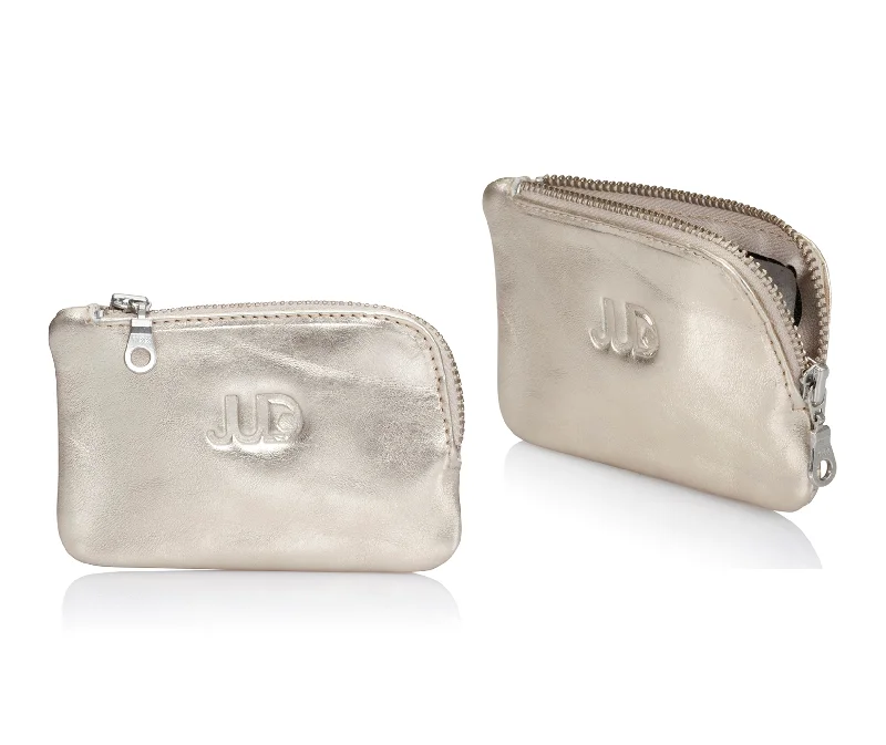 Zipper Leather Wallet