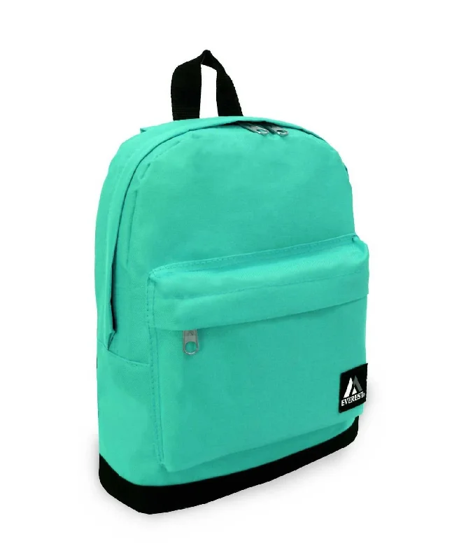 Unisex Compact Backpack In Aqua