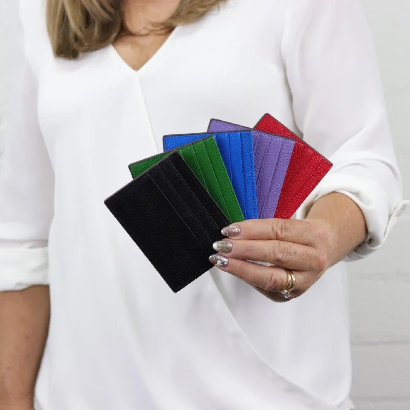 Faith leather card holder