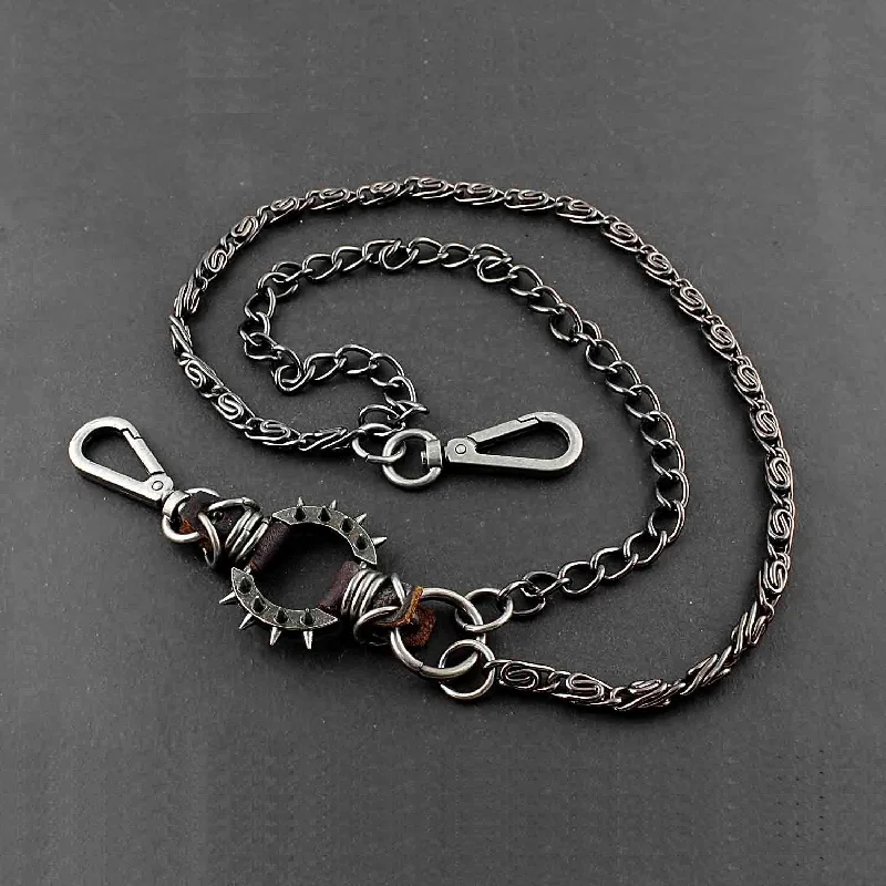 Solid Stainless Steel Wallet Chain Cool Punk Rock Biker Trucker Wallet Chain Trucker Wallet Chain for Men Solid Stainless Steel Wallet Chain Cool Punk Rock Biker Trucker Wallet Chain Trucker Wallet Chain for Men