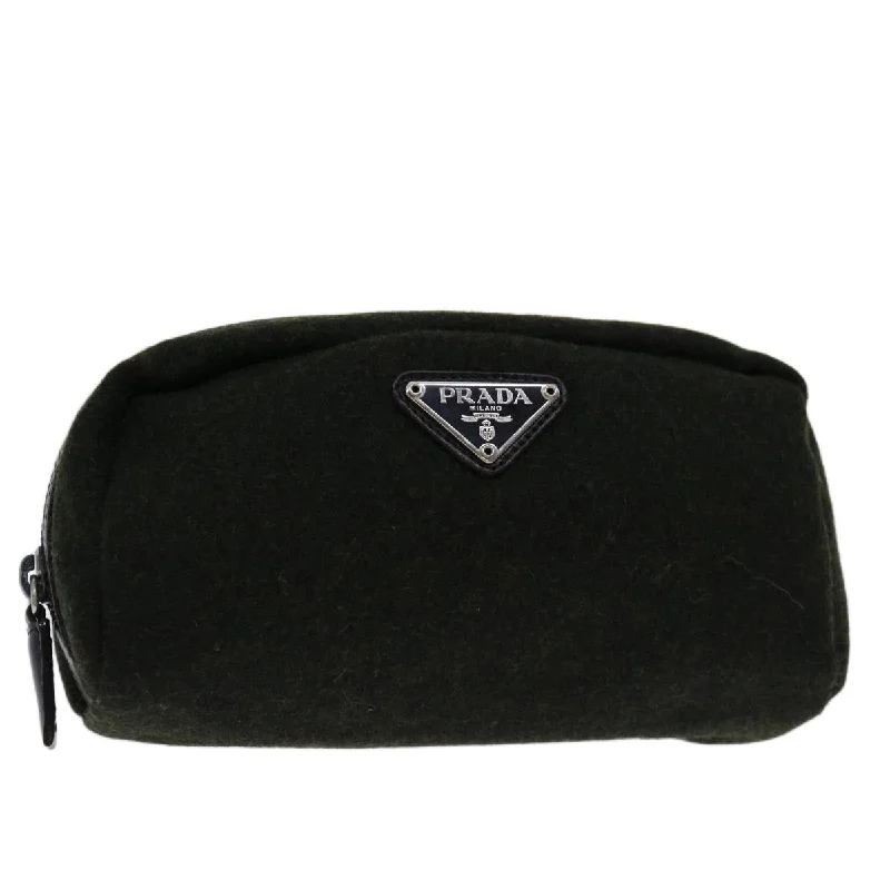 Prada  Wool Clutch Bag (Pre-Owned)