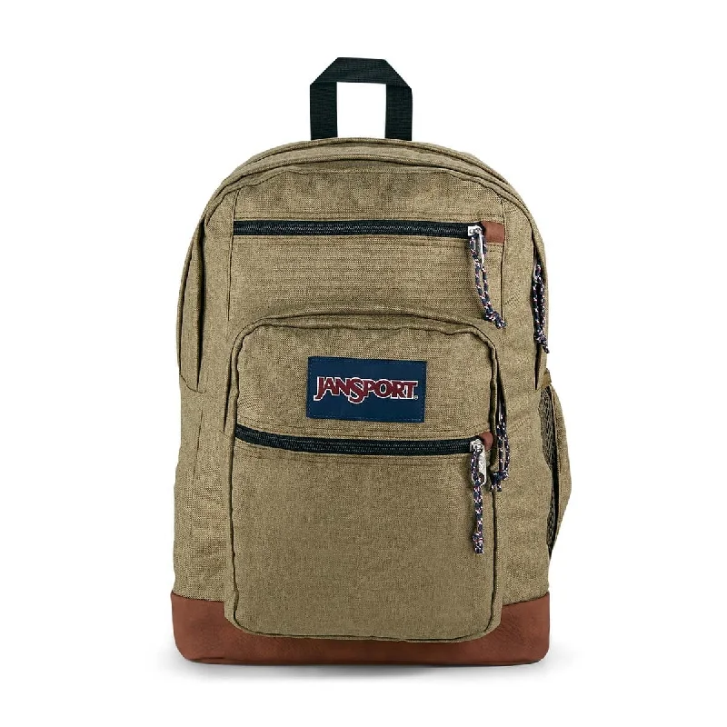 JanSport Cool Student Backpack - Army Green Letterman Poly