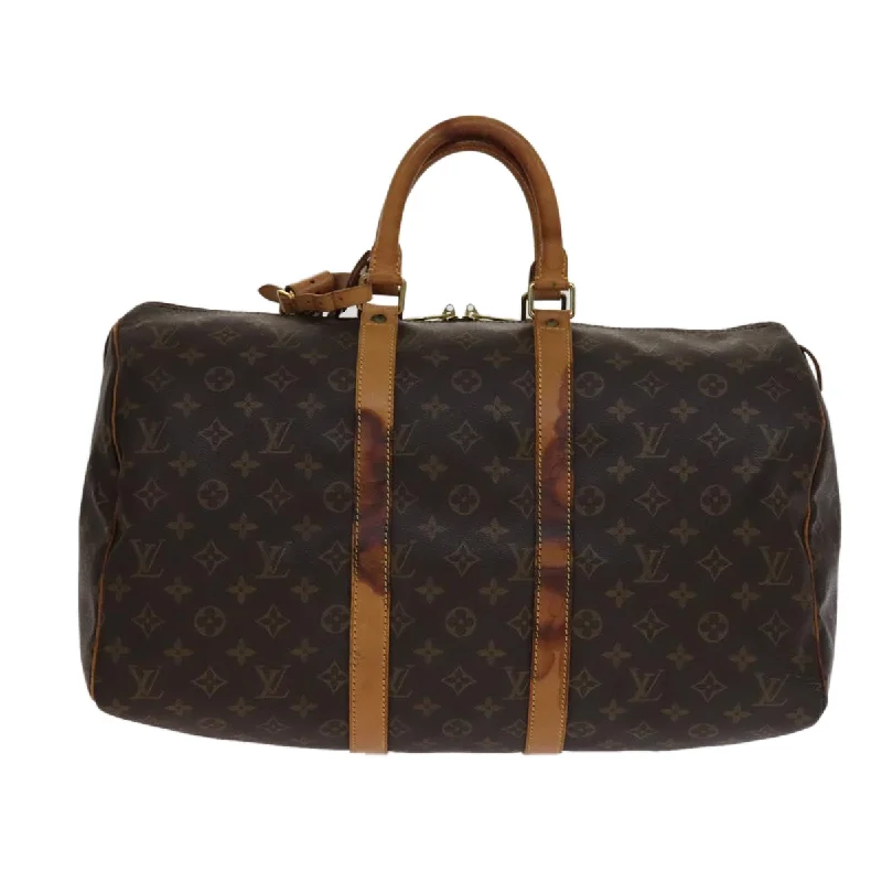 Louis Vuitton Keepall 45 Canvas Travel Bag (Pre-Owned)