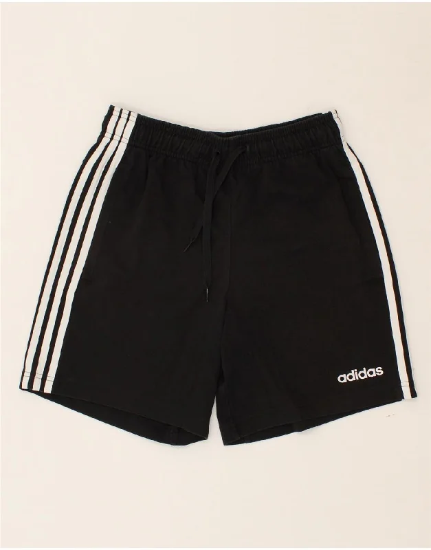 ADIDAS Mens Sport Shorts Small Black Cotton