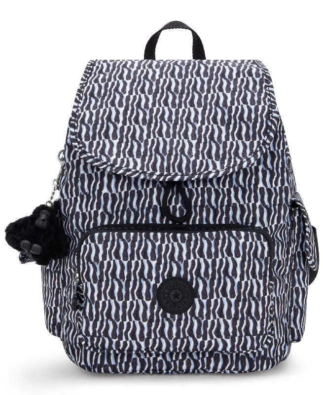 Kipling City Pack Small Printed Backpack - Holiday Waves