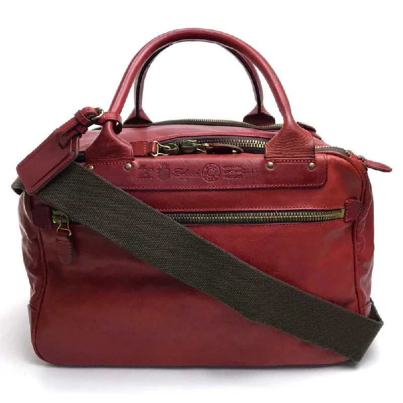 Felisi Boston Duffel bag leather Red Handbag