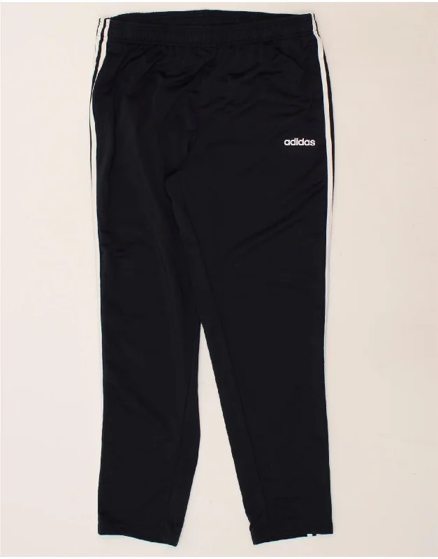 ADIDAS Mens Tracksuit Trousers XL Navy Blue Polyester