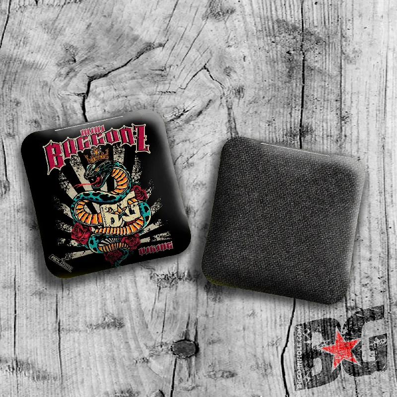 2025 BG Viking 4" Mini Cornhole Bags - “SERPENT” - Set of 4 Bags