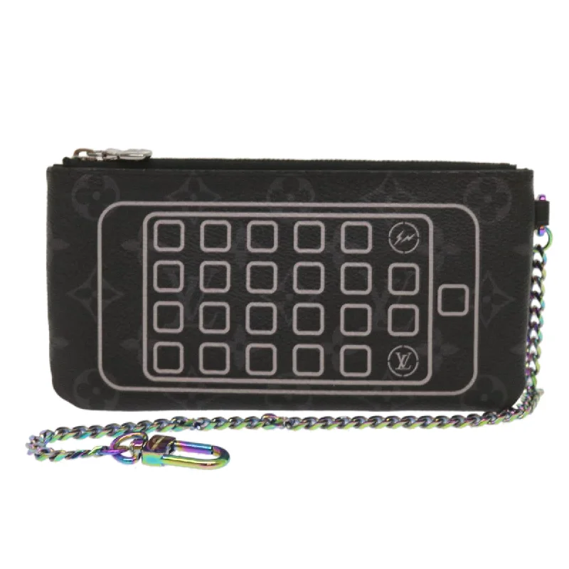 Louis Vuitton Pochette Clés  Canvas Clutch Bag (Pre-Owned)