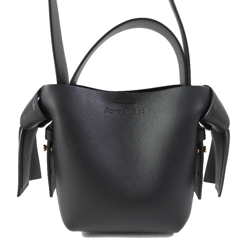 ACNE STUDIOS Shoulder Bag A10095 Main: Leather black MUSUBI MICRO Women Used Authentic ACNE STUDIOS Shoulder Bag A10095 Main: Leather black MUSUBI MICRO Women Used Authentic