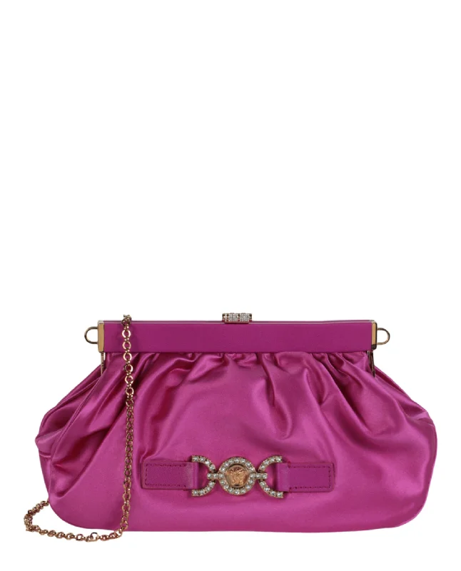 Satin Crystal Medusa '95 Clutch