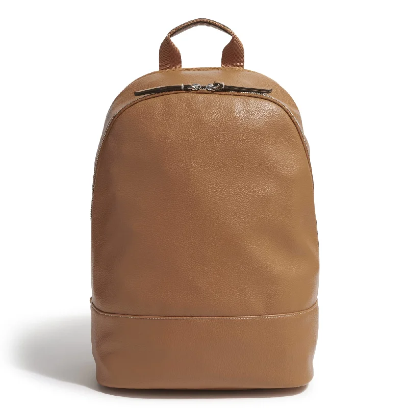 Outlet Faux Leather Commuter Backpack