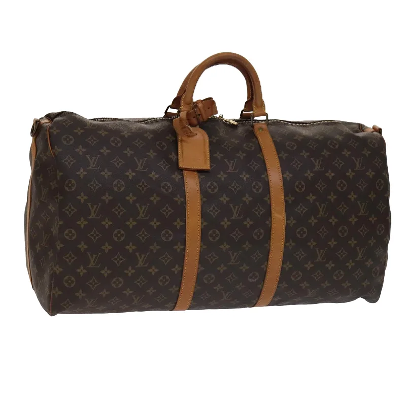 Louis Vuitton Keepall Bandoulière 60 Canvas Travel Bag (Pre-Owned)