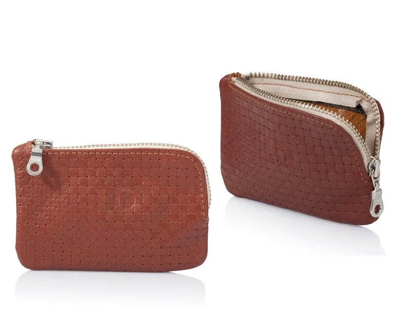 Zipper Leather Wallet
