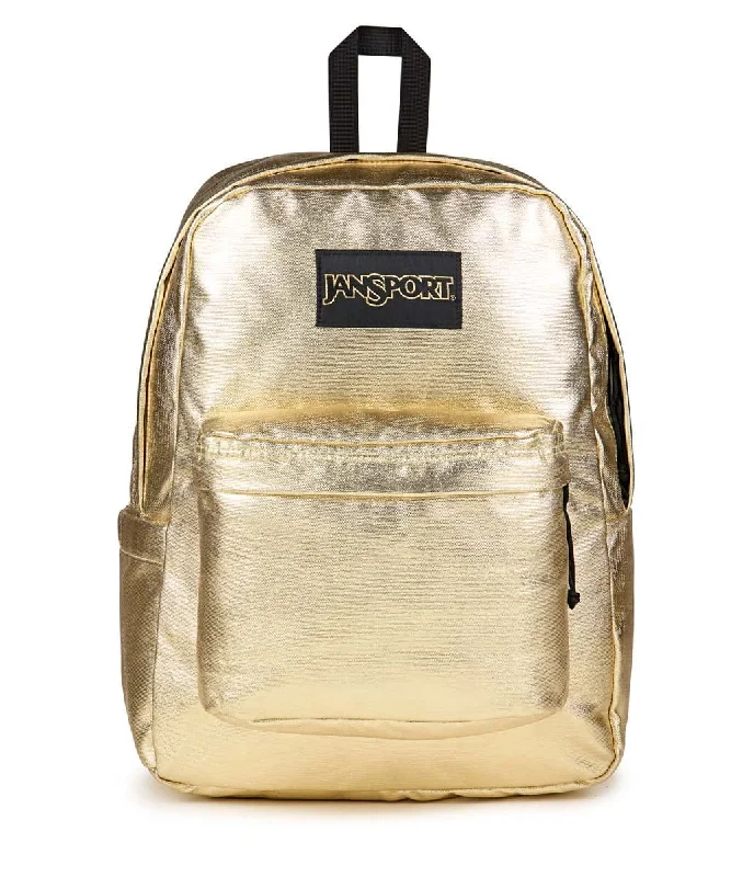 JanSport SuperBreak Plus FX Backpack - Surreal Shine Gold